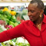 woman food shopping